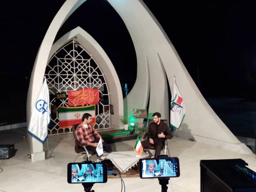 برگزاری حسینه مجازی در یادمان شهید گمنام پردیس فاطمه الزهراء(س) ساری 2