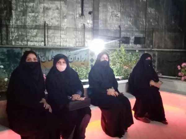 برگزاری حسینه مجازی در یادمان شهید گمنام پردیس فاطمه الزهراء(س) ساری 2