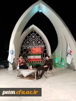 برگزاری حسینه مجازی در یادمان شهید گمنام پردیس فاطمه الزهراء(س) ساری 2