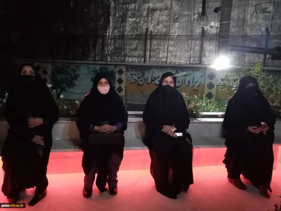 برگزاری حسینه مجازی در یادمان شهید گمنام پردیس فاطمه الزهراء(س) ساری 2