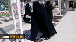 غبارروبی و عطرافشانی مزار شهدای دفاع مقدس ، مدافعان حرم و مدافعان سلامت به مناسبت هفته دفاع مقدس  7