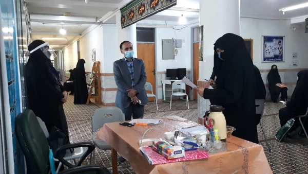 بازدید مدیر امور پردیس های مازندران از روند برگزاری مصاحبه داوطلبان ورود به دانشگاه فرهنگیان در پردیس فاطمه الزهراء(س) ساری 2