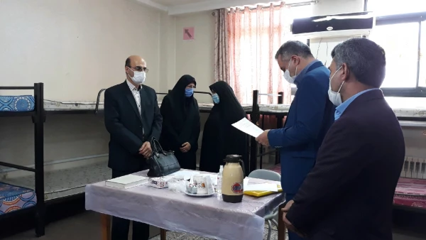 بازدید مدیر امور پردیس های مازندران از روند برگزاری مصاحبه داوطلبان ورود به دانشگاه فرهنگیان در پردیس فاطمه الزهراء(س) ساری 2