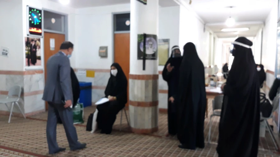 بازدید مدیر امور پردیس های مازندران از روند برگزاری مصاحبه داوطلبان ورود به دانشگاه فرهنگیان در پردیس فاطمه الزهراء(س) ساری 2